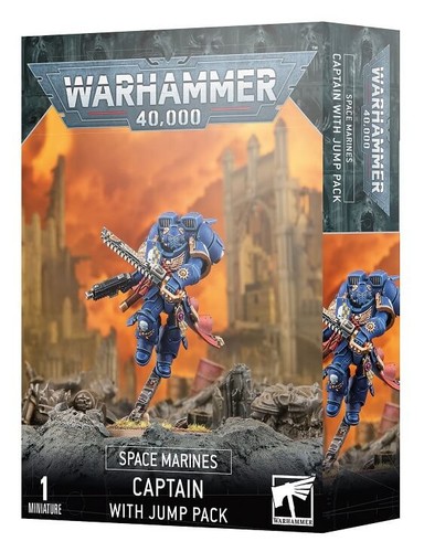 Space marines captain with - marines,